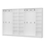 Hanah Home Ormar za hodnik Kale - 8125, 315x210x35 cm, Beli