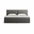 Siva boxspring postelja s prostorom za shranjevanje 160x200 cm Arendal – Cosmopolitan Design