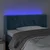 LED uzglavlje tamnoplavo 103x16x78/88 cm baršunasto