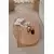 Nordure Klub sto Orba, 120x40x65 cm, Braon