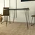 Hanah home Trpezarijski sto Sandalf Square Crno-Beli