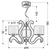 Ambrosia 3 Viseća Lampa 3X40W E14 18,4W Led Copper