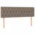 vidaXL Box spring postelja z vzmetnico taupe 140x200 cm blago