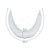 KOALA BABYCARE Jastuk za trudnice i dojenje Hugs belo-teget