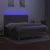 Vidaxl Box spring postelja z vzmetnico LED taupe 180x200 cm blago