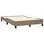 Vidaxl Posteljni okvir brez vzmetnice taupe 120x200 cm blago