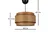 Opviq Luster BK028, O28, 15,5cm, IP20, Smeđi