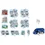 shumee Cesta - steza za avtomobile Police - Puzzle 44 kosov