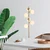 Aberto Design Podna lampa Fazli-10510-US, 35 x 22 x 163 cm, 6 x E14, Zlatne boje