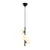 Opviq Luster Domino-11047, 36x36x46 cm, IP20, Crni