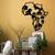 Wallity Zidna dekoracija African 2, 52x57 cm, 1.2mm, Crna