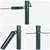Stup za ogradu 52 pcs Zelena 3,2 x 3,2 x 80 cm