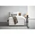 Carryhome POSTELJA BOXSPRING 100 cm x 200 cm , tekstil sivobela