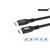 MicroConnect USB4CC1.5 USB kabel USB4 Gen 3x2 1,5 m USB C črne barve