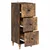 Ormar s ladicama Dimljeni hrast 33 x 34,5 x 90 cm