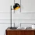 Opviq Stona lampa Alfa-13007-US, 18x20x58 cm, Crna
