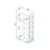 Hanah Home Garderober Luses, 90x50x181.8 cm, Beli