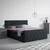 Based Postelja Boxspring Josie-b, Barva Grafita, 160x200