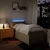vidaXL vidaXL Box spring postelja z vzmetnico krem 90x200 cm blago, (21291459)