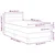 Vidaxl LED Box Spring Postelja z blazino Temno siva 80 x 200 cm blago