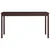 Vidaxl Jedilna miza temno rjava 140x70x73 cm borovina