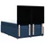 vidaXL vidaXL Box spring postelja z vzmetnico modra 160x200 cm blago, (21308836)