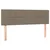 vidaXL Box spring postelja z vzmetnico taupe 140x200 cm blago