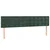 Vidaxl Box spring postelja z vzmetnico temno zelena 160x200 cm žamet