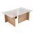 Nordure Klub sto Vetrino, 105x65x40cm, Braon