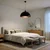 Brilagi - LED luster na sajli METALO 1xE27/40W/230V prečnik 40 cm crna/bakarna
