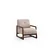 Atelier del Sofa Fotelja Athena Bergere 60x81x72cm Bež
