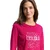 TOM TAILOR Majica roza/magenta/malina/bela