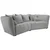 Sofa Sofi svetlosiva