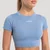 GymBeam Women‘s Flow Crop Top Azure