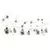 LED lanac 20xLED/2xAA 2,2 m topla bela