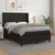Vidaxl Box spring postelja z vzmetnico črn 140x200 cm umetno usnje