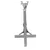 Ovratnica Cross Serenity Prayer - small - SS8-717P - small