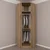 Hanah Home Garderober Kale-2302, 74x255x52 cm, Hrast