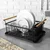 Vilde 150623 - Metlani ocedjivac za sudove sa drvenim drskama 42,5 x 29,5 x 19 cm
