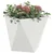 Sadilica 2 pcs Bijelo 50 x 50 x 50 cm Čelik
