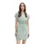 TOM TAILOR DENIM Dolga srajca zelena/bela