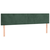vidaXL Box spring postelja z vzmetnico temno zelen 120x190 cm žamet
