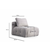 ATELIER DEL SOFA Amaris O1 Light Grey 1-Seat Sofa