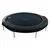 Pokrivač opruga InGround Black 245 cm