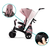 KINDERKRAFT Tricikl EASYTWIST Mauvelous Pink