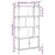 Regal za knjige s vratima boja hrasta 76,5x30x154,5 cm drveni
