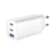 Gembird TA-UC-PDQC65-01-W USB Brzi punjač, 3-port, 65W, GaN, Beli