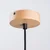 Sollux SL.1322 - Luster na sajli FANO 1xE27/15W/230V prečnik 34 cm crna