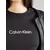Calvin Klein Majica CLASSIC  črna / bela