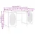 Stol s policom Sonoma 142,5 x 50 x 75 cm Konstruirano drvo